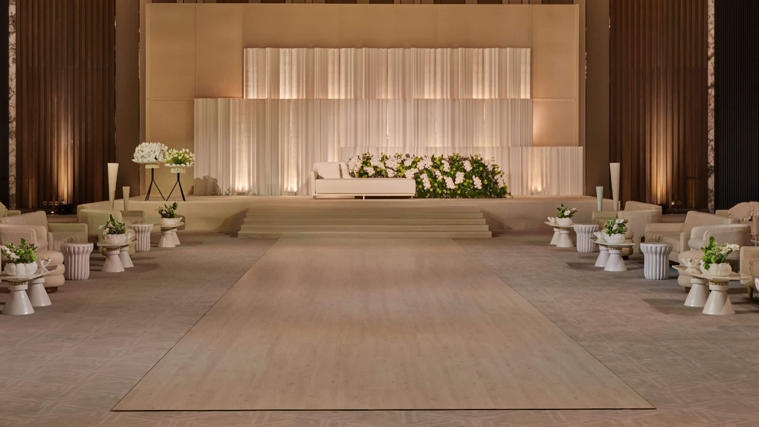 Grand Hyatt Kuwait Wedding Set Up Grand Ballroom Entrance