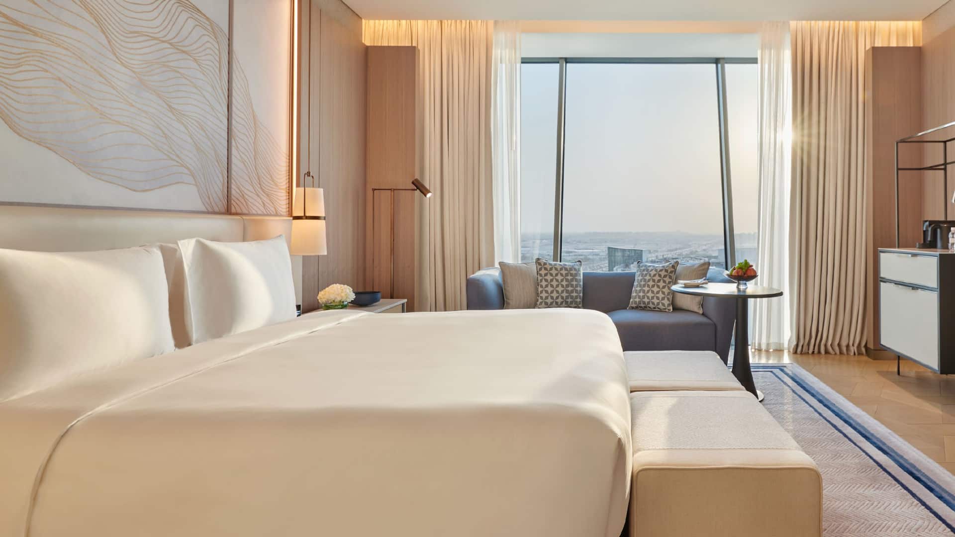 5 of 5 Grand Hyatt Kuwait Grand King Guestroom Bed