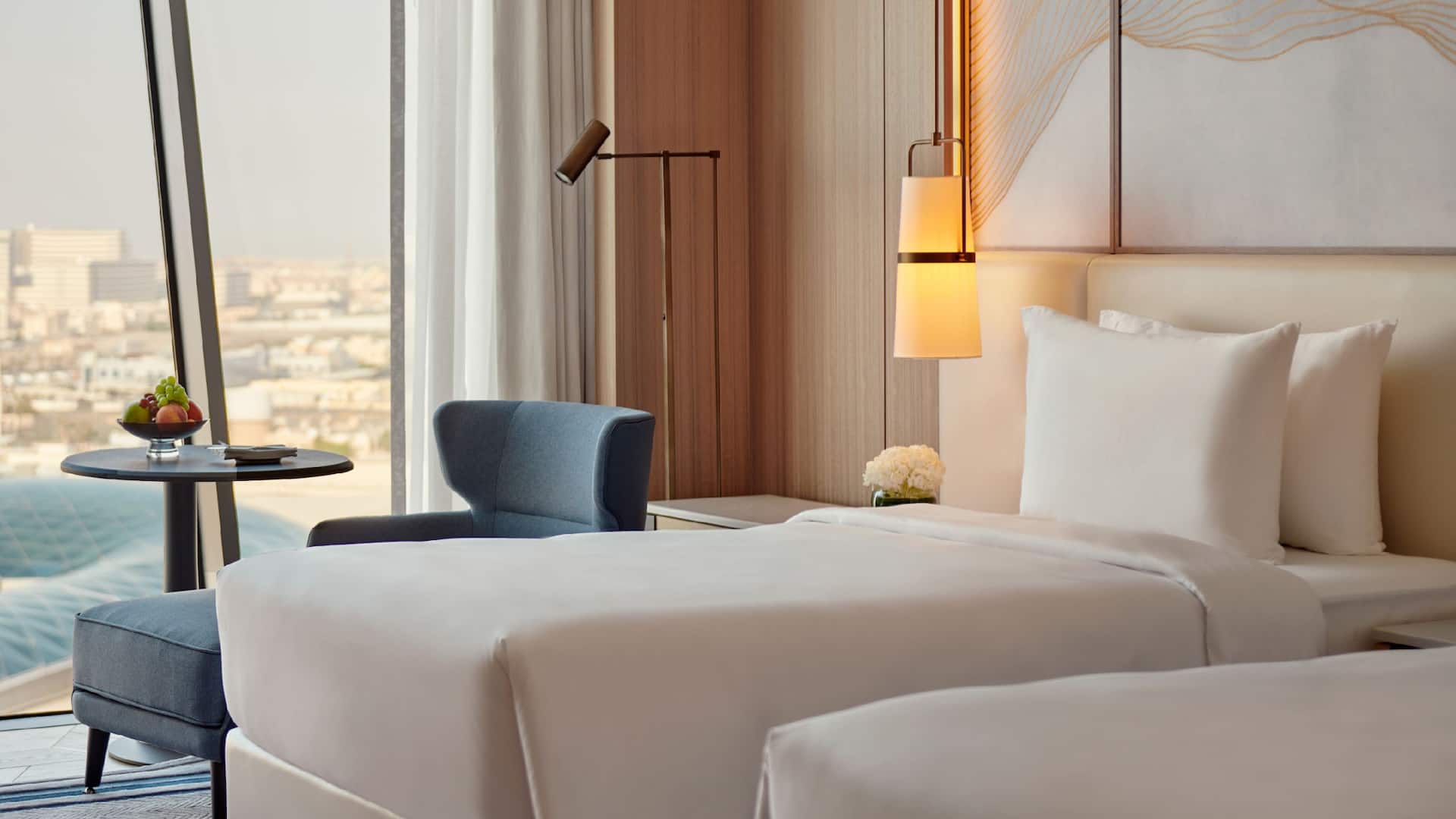 Grand Twin room with club benefits and special features at Grand Hyatt Kuwait