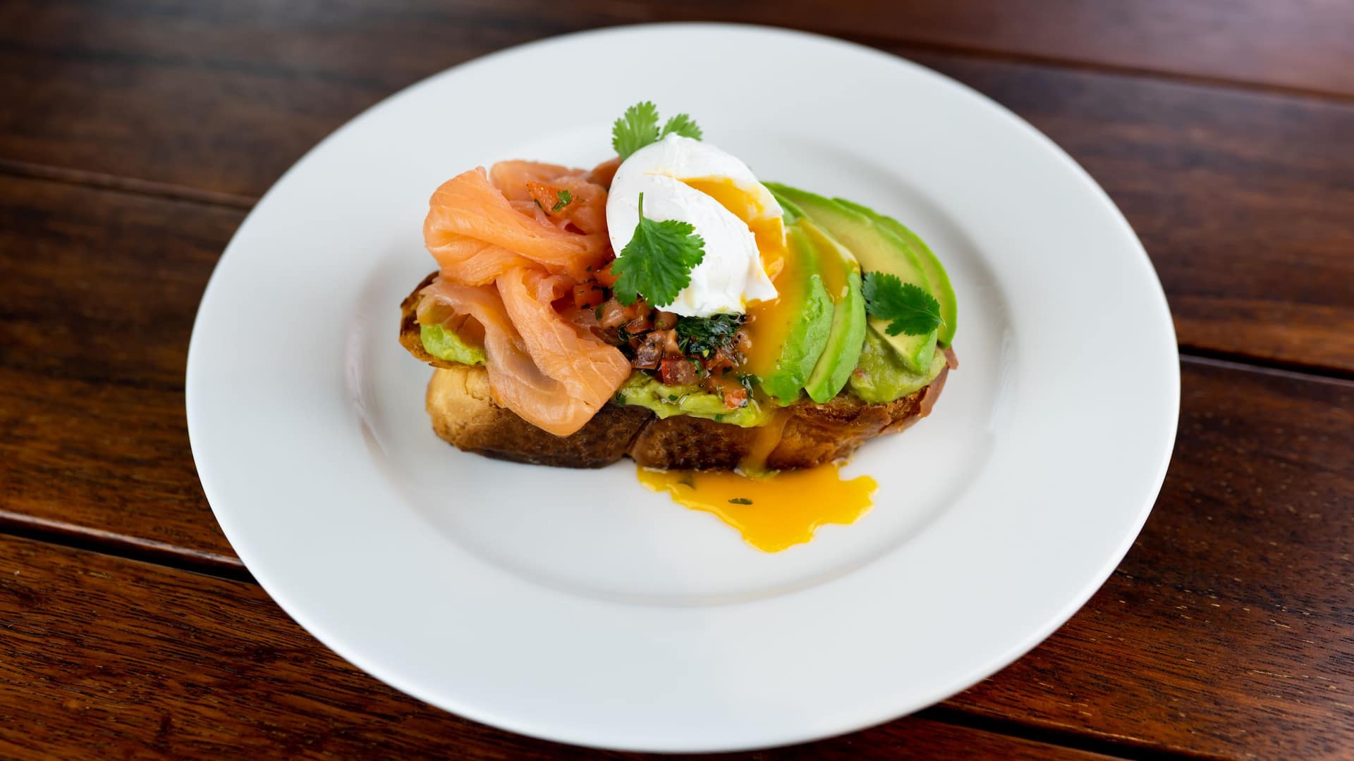 Hyatt Place Krakow Avocado Toast With Egg And Salmon
