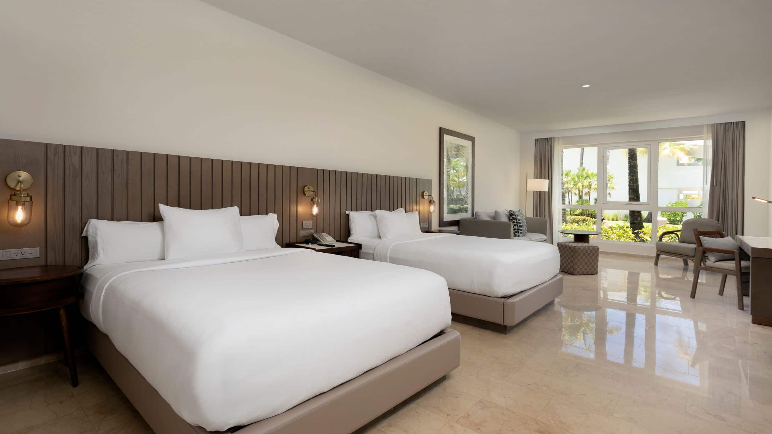 Hyatt Regency Grand Reserve Puerto Rico Garden View Double Queen Beds Guestroom