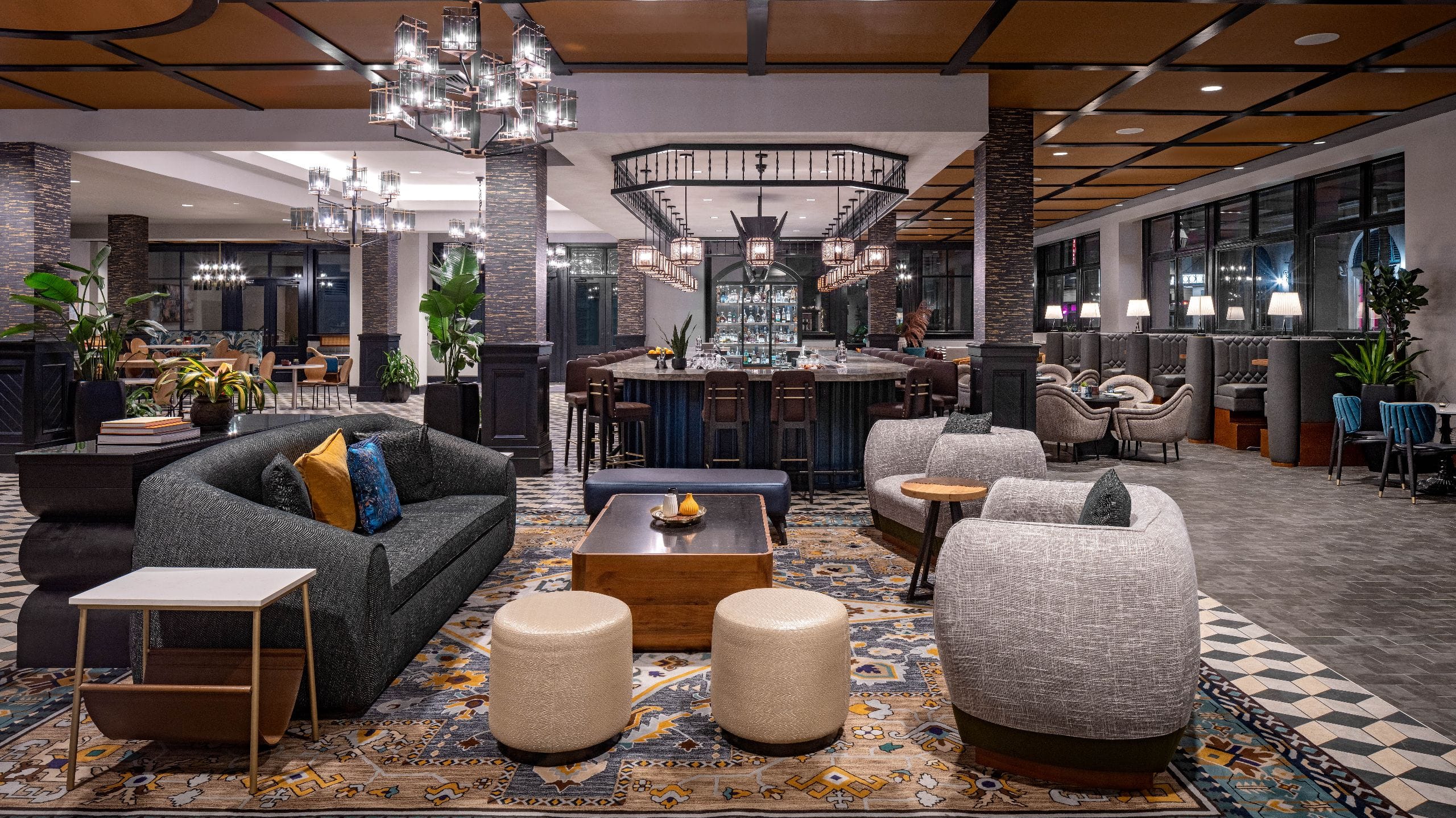 Hyatt Centric French Quarter New Orleans Holmes Lobby Bar