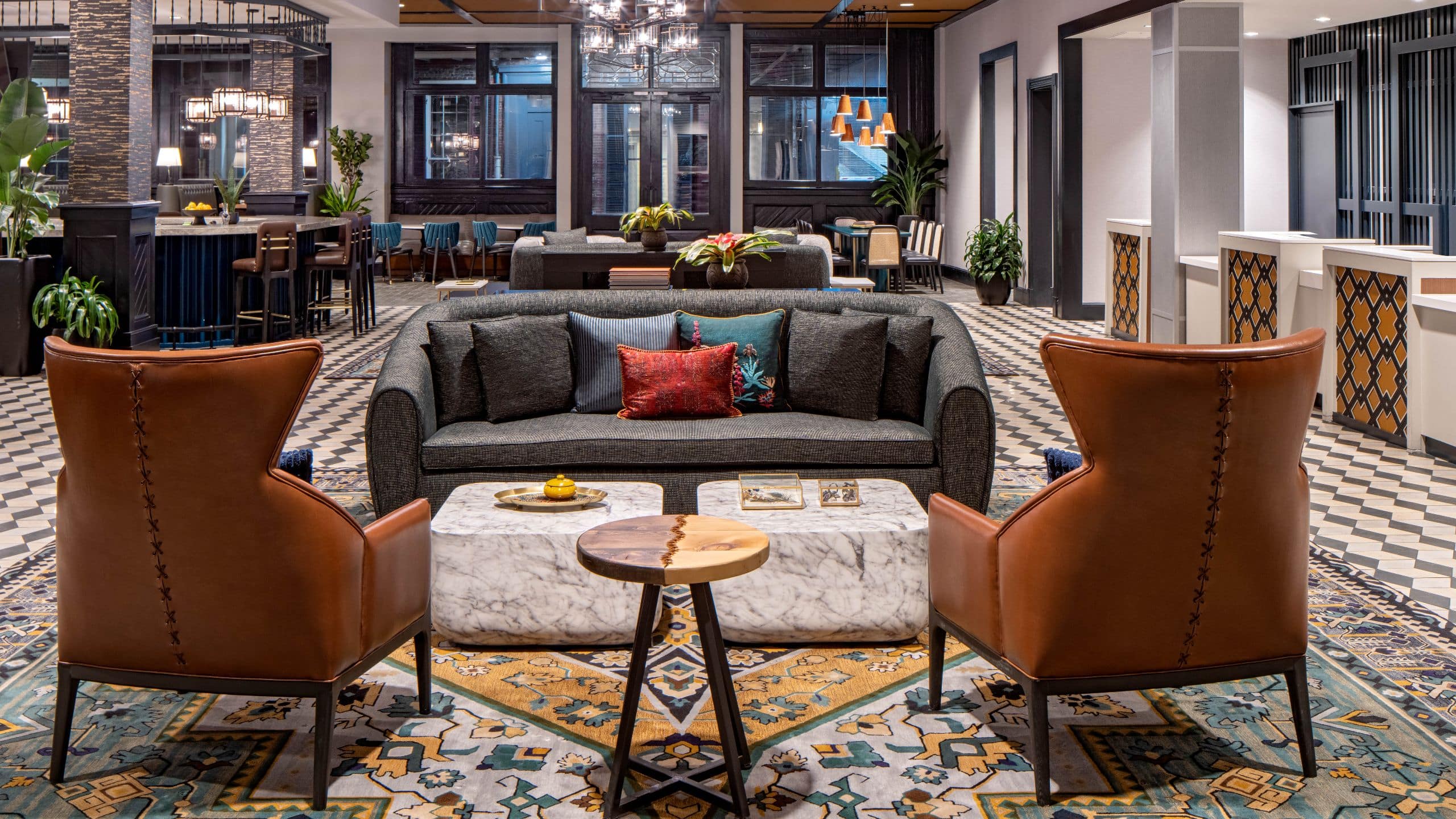 Hyatt Centric French Quarter New Orleans Lobby Seating