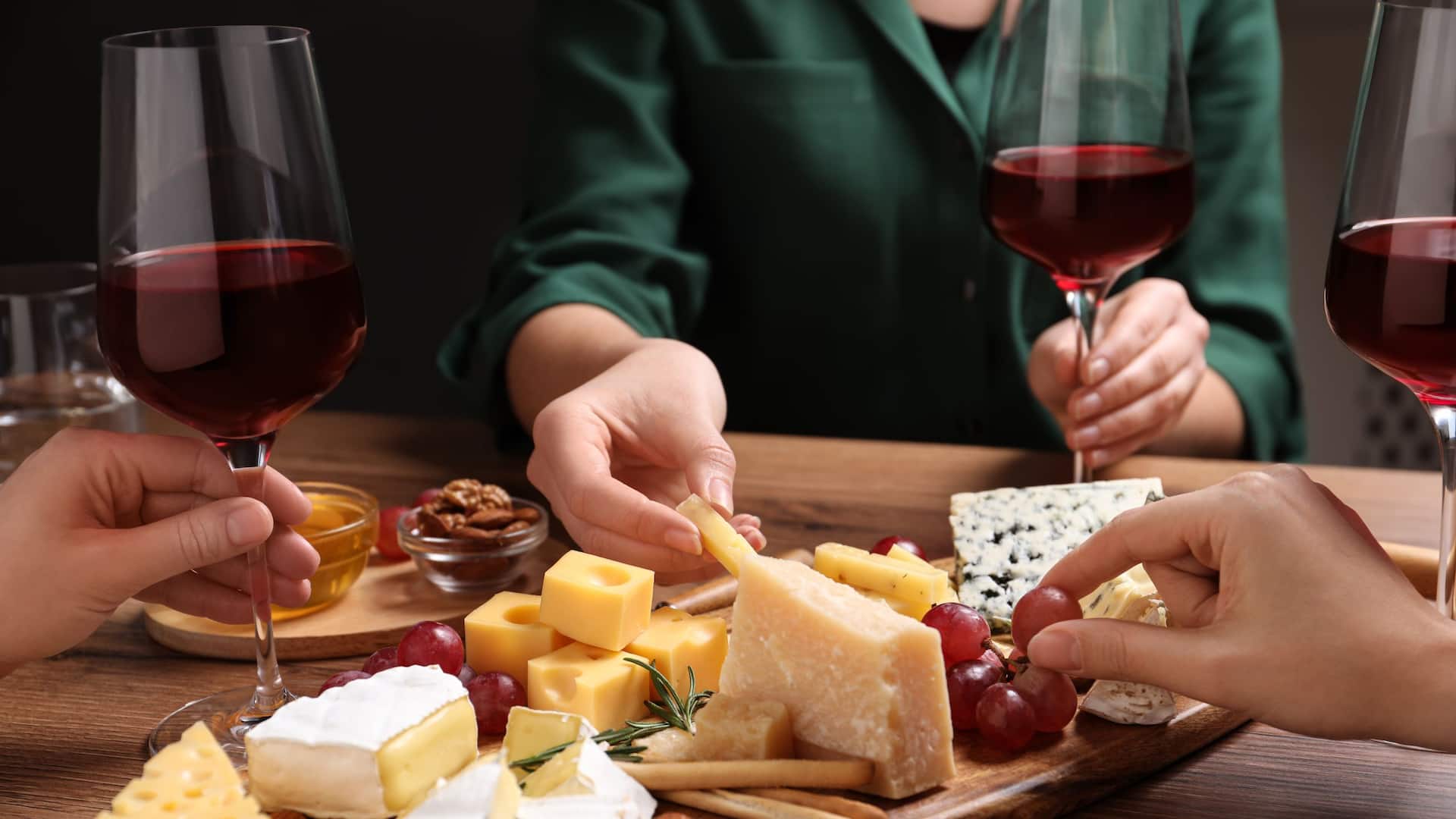 Hyatt Regency Sonoma Wine Country Charcuterie Board And Red Wine