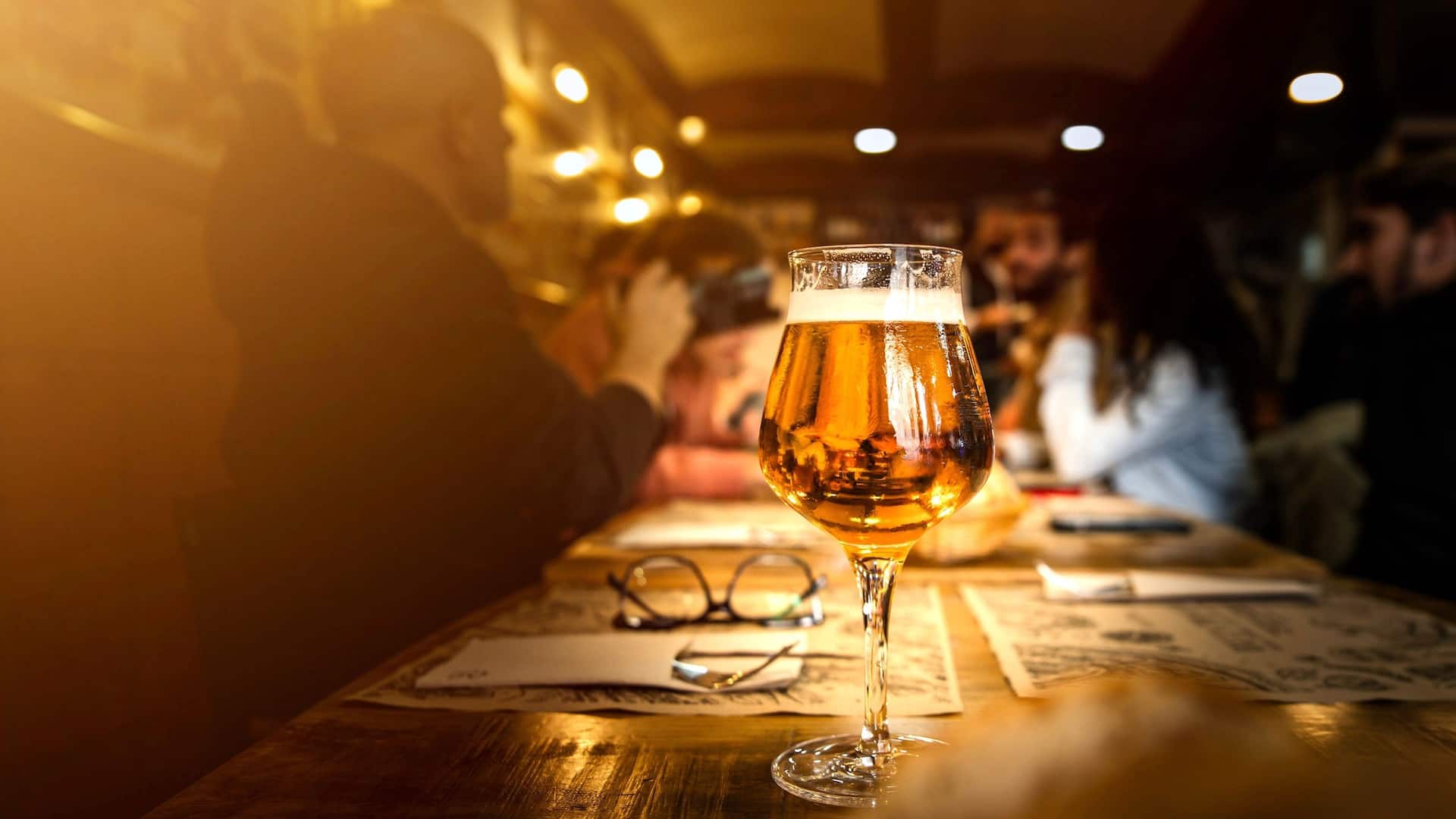 Hyatt Regency Sonoma Wine Country Craft Beer Glass At The Bar