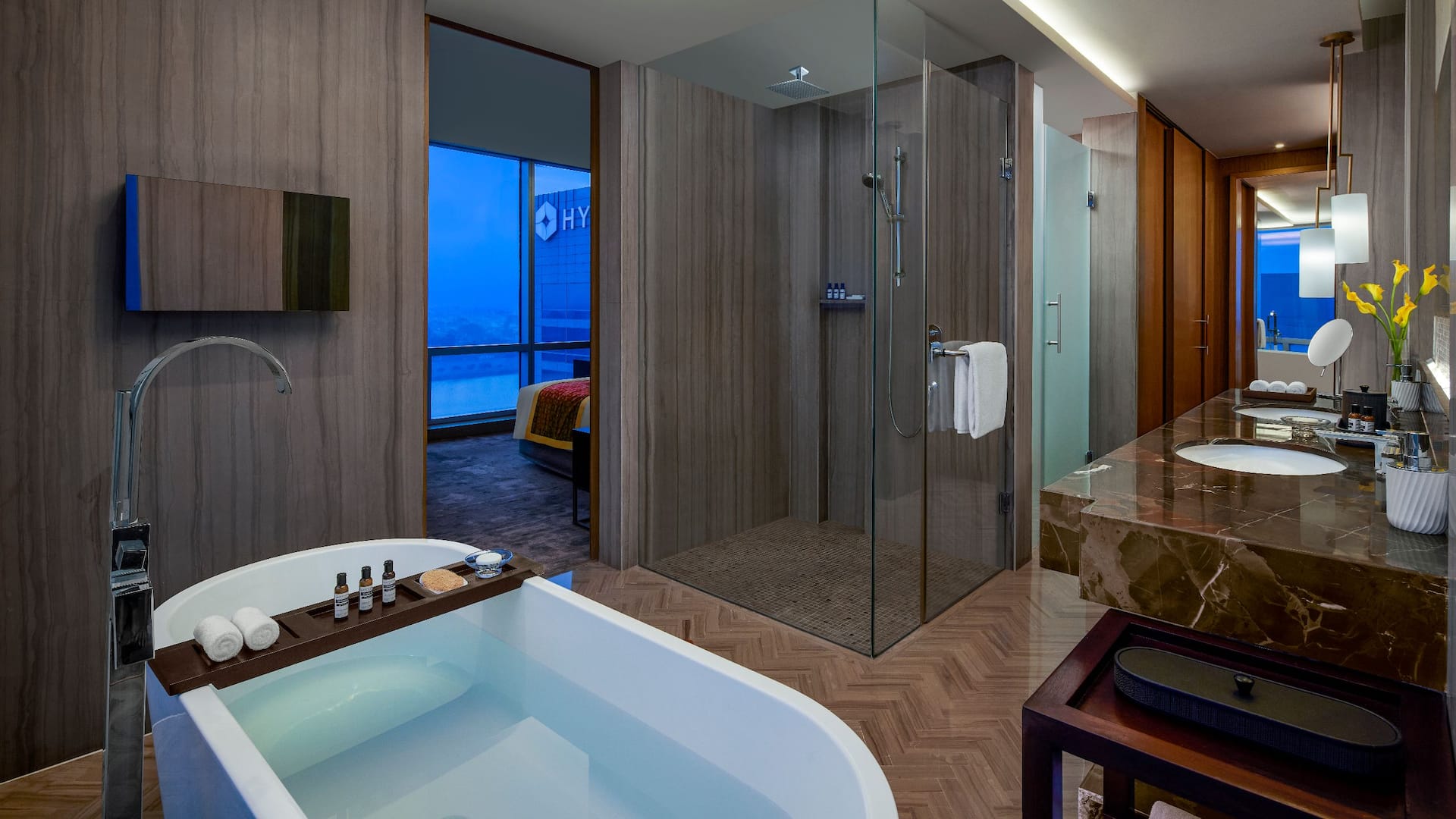 第 3，共 5 Hyatt Regency Ahmedabad Diplomatic Suite Bathroom
