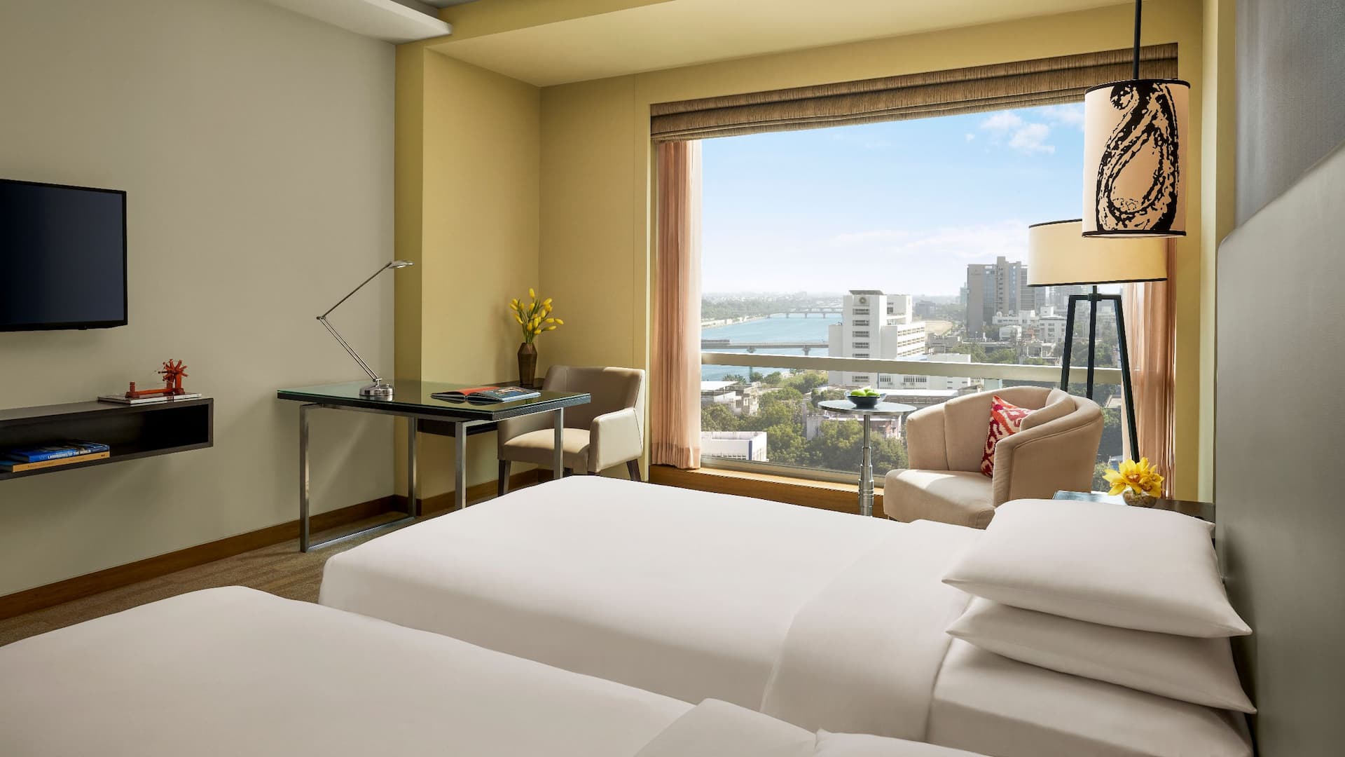 第 1，共 5 Hyatt Regency Ahmedabad Twin Guestroom View