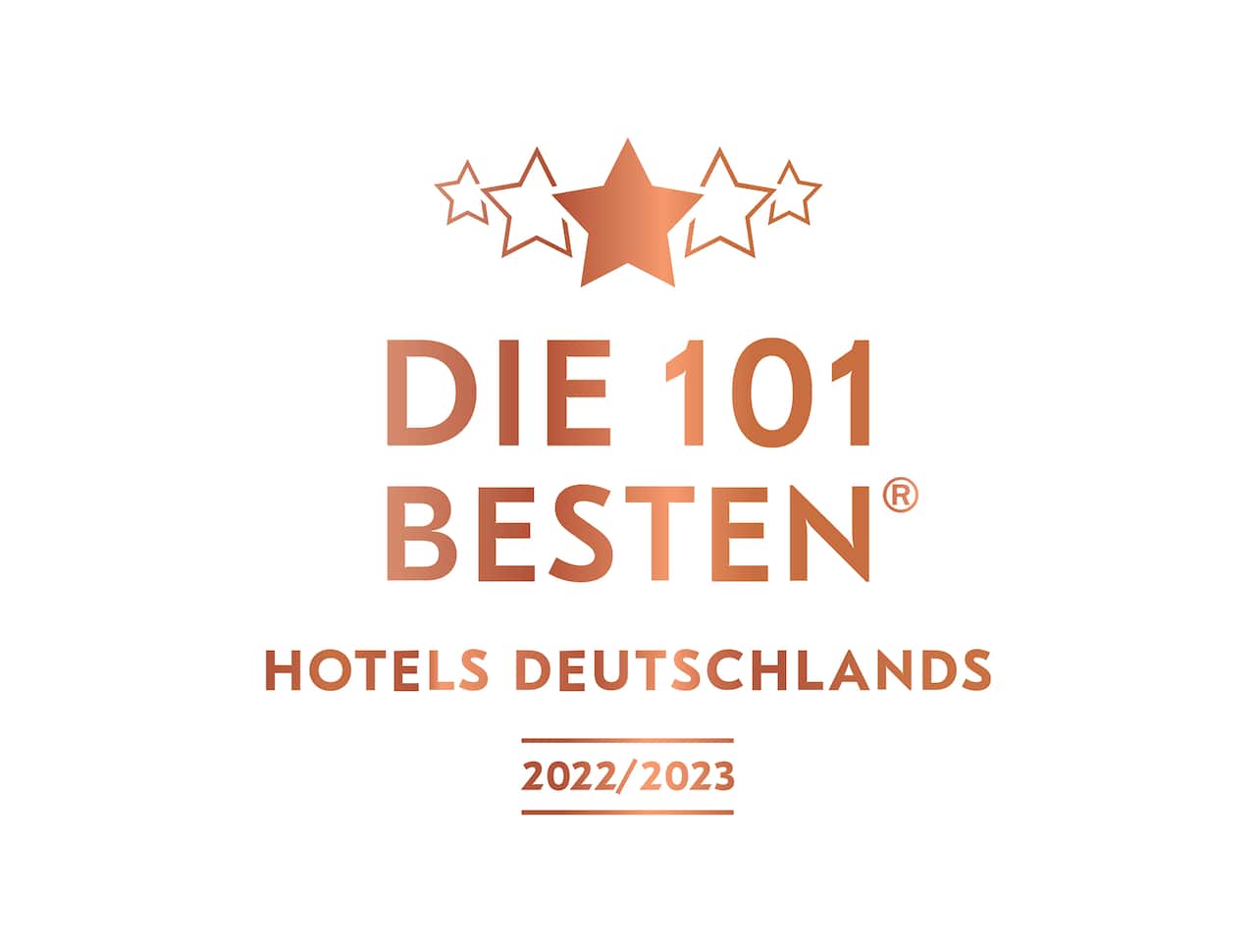 Logo Hotelauszeichnung "Die 101 besten Hotels"