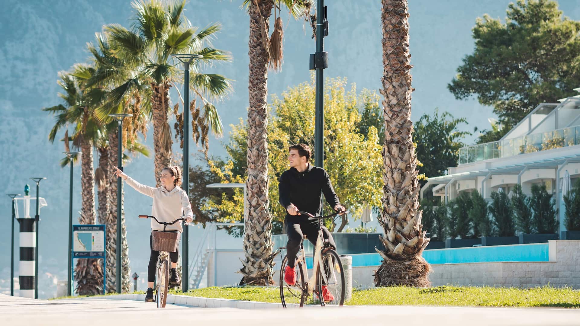 Hyatt Regency Kotor Bay Resort Bike Ride Couple