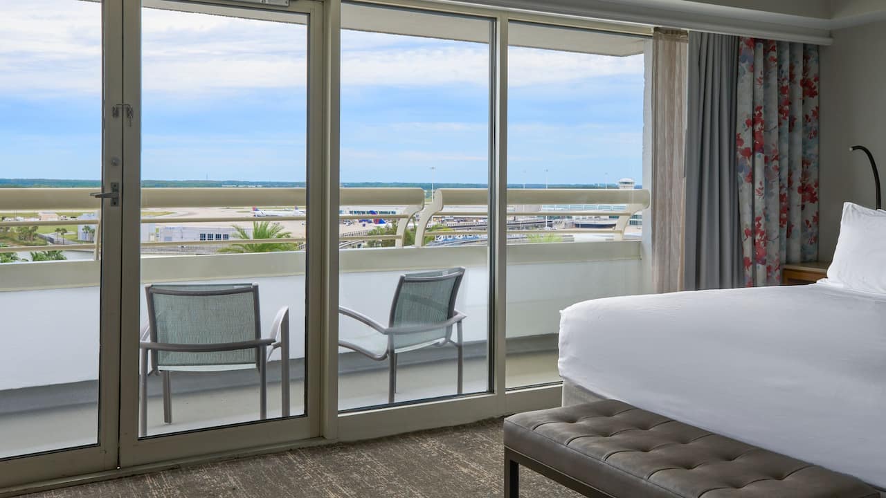 One King Bed Dx Runway View Balcony