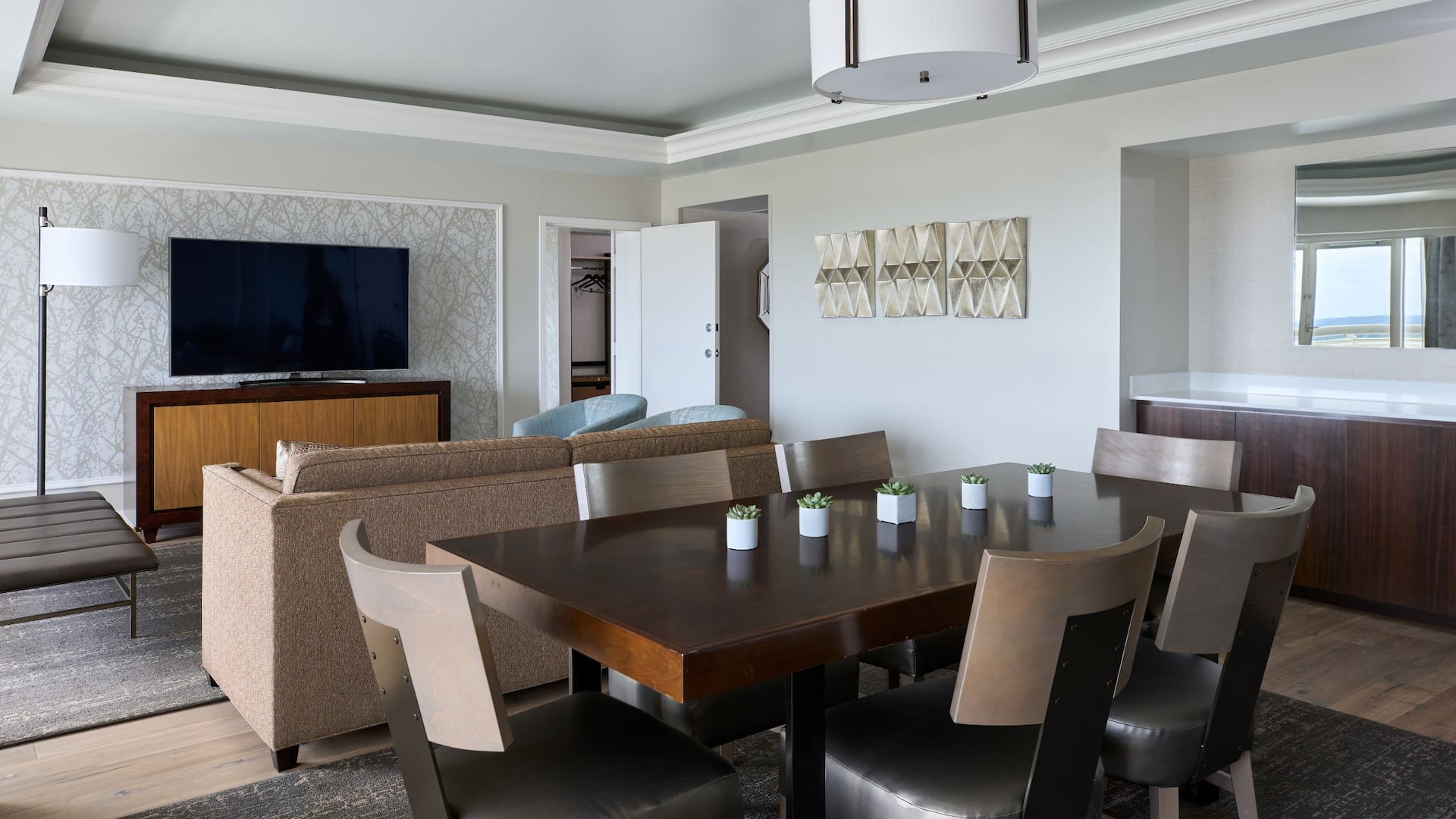 Hyatt Regency Orlando International Airport One Bedroom Suite Living Room