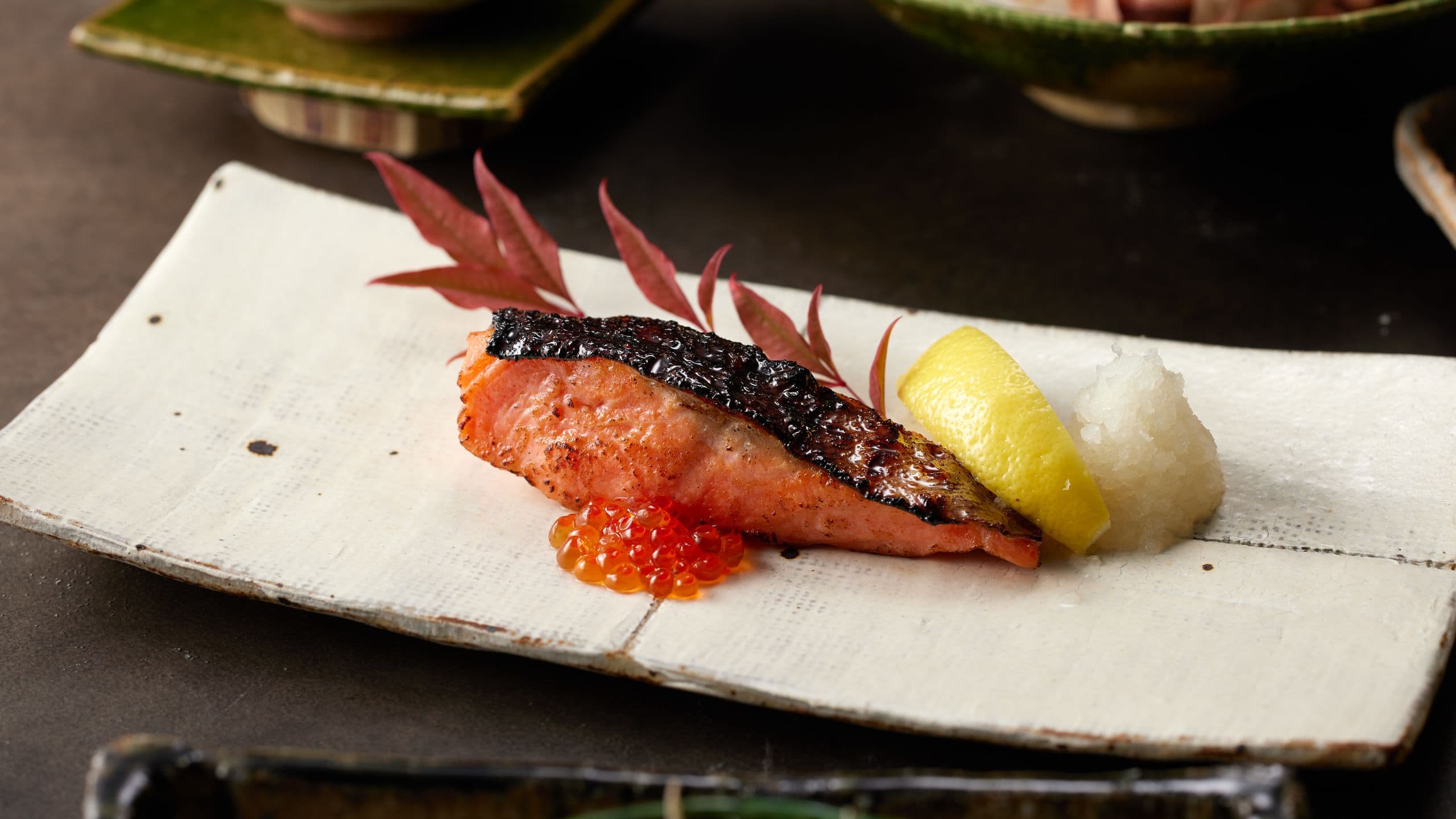 Fuji Speedway Hotel Robata Oyama Dinner Package 2022 Kintaro Salmon