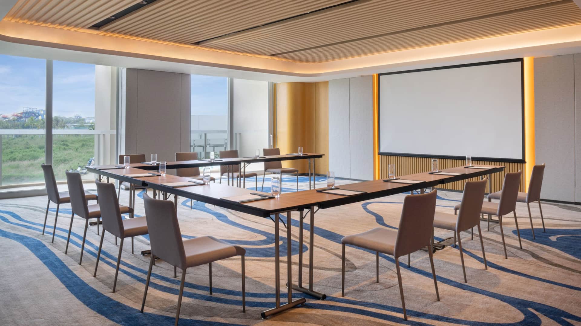 Hyatt Regency Hainan Ocean Paradise Resort U-Shaped Meeting Setup