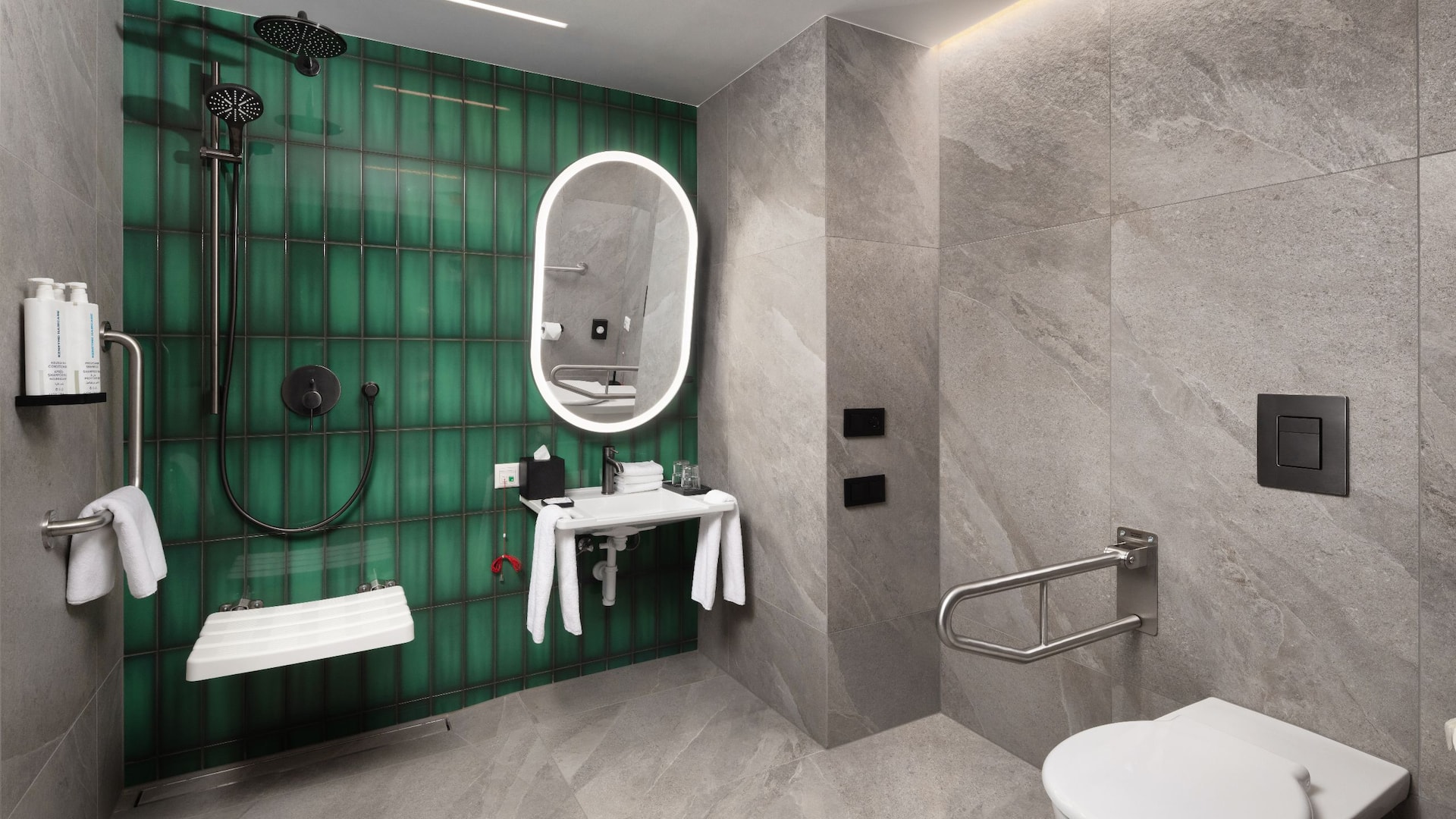 2 de 5 Hyatt Place Krakow Accessible Bathroom