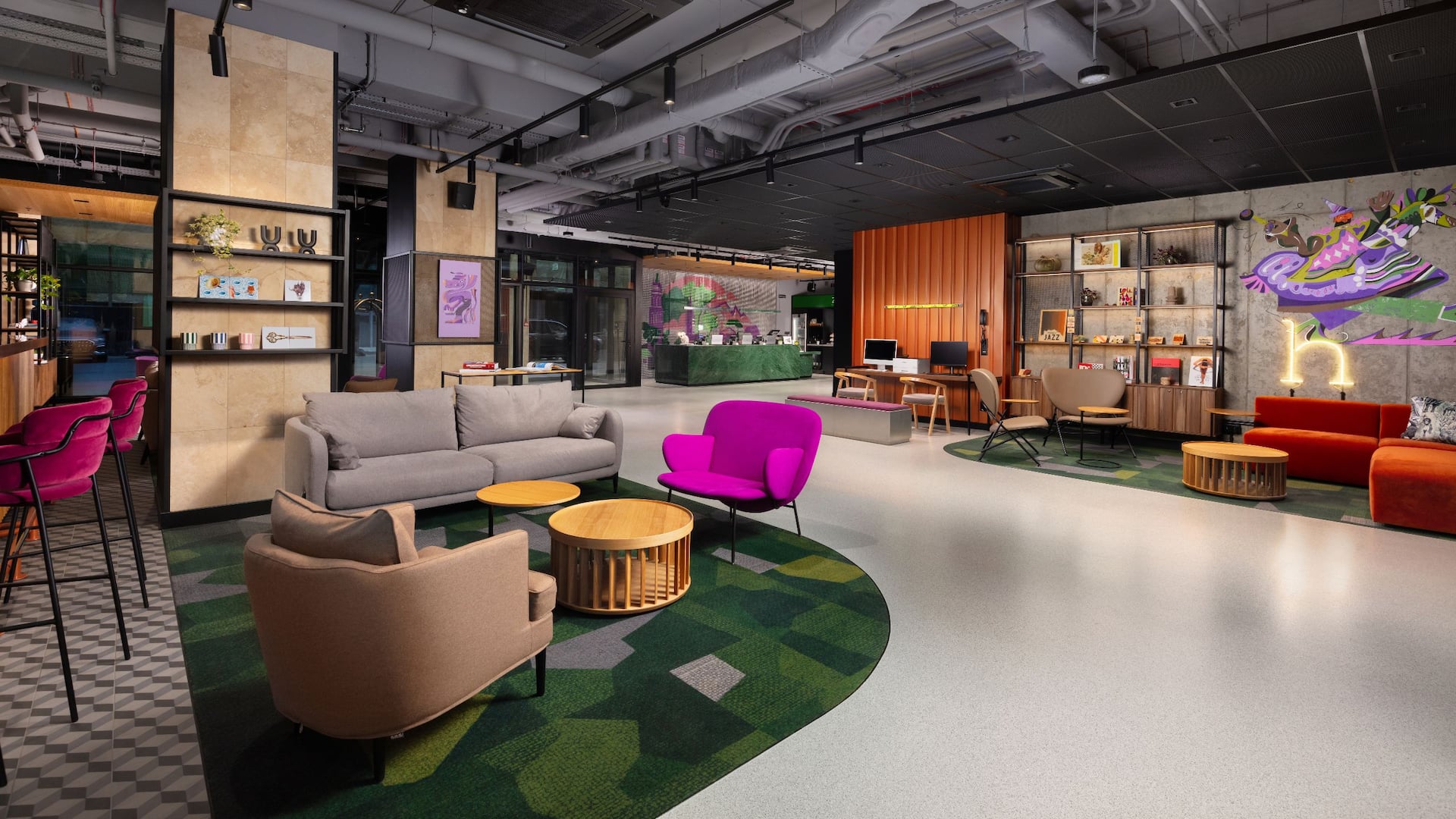 Hyatt Place Krakow Lobby Seating