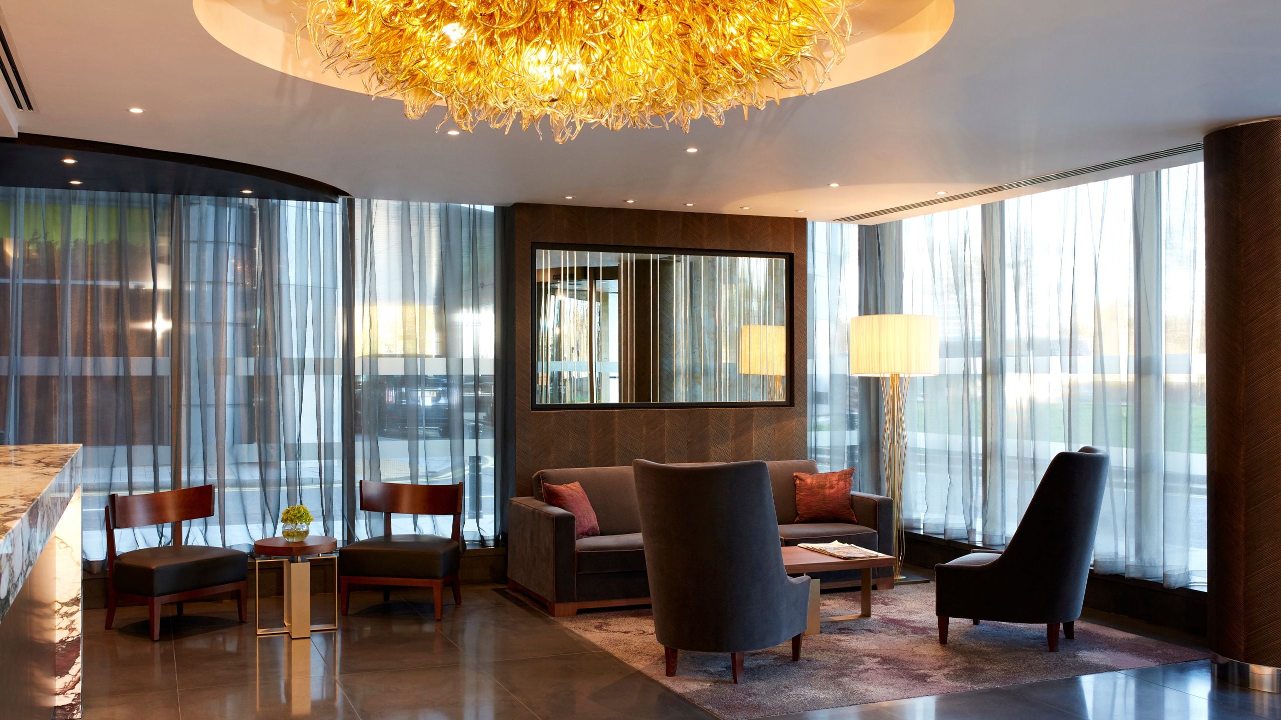 Hyatt Regency London Albert Embankment Lobby Lounge Area
