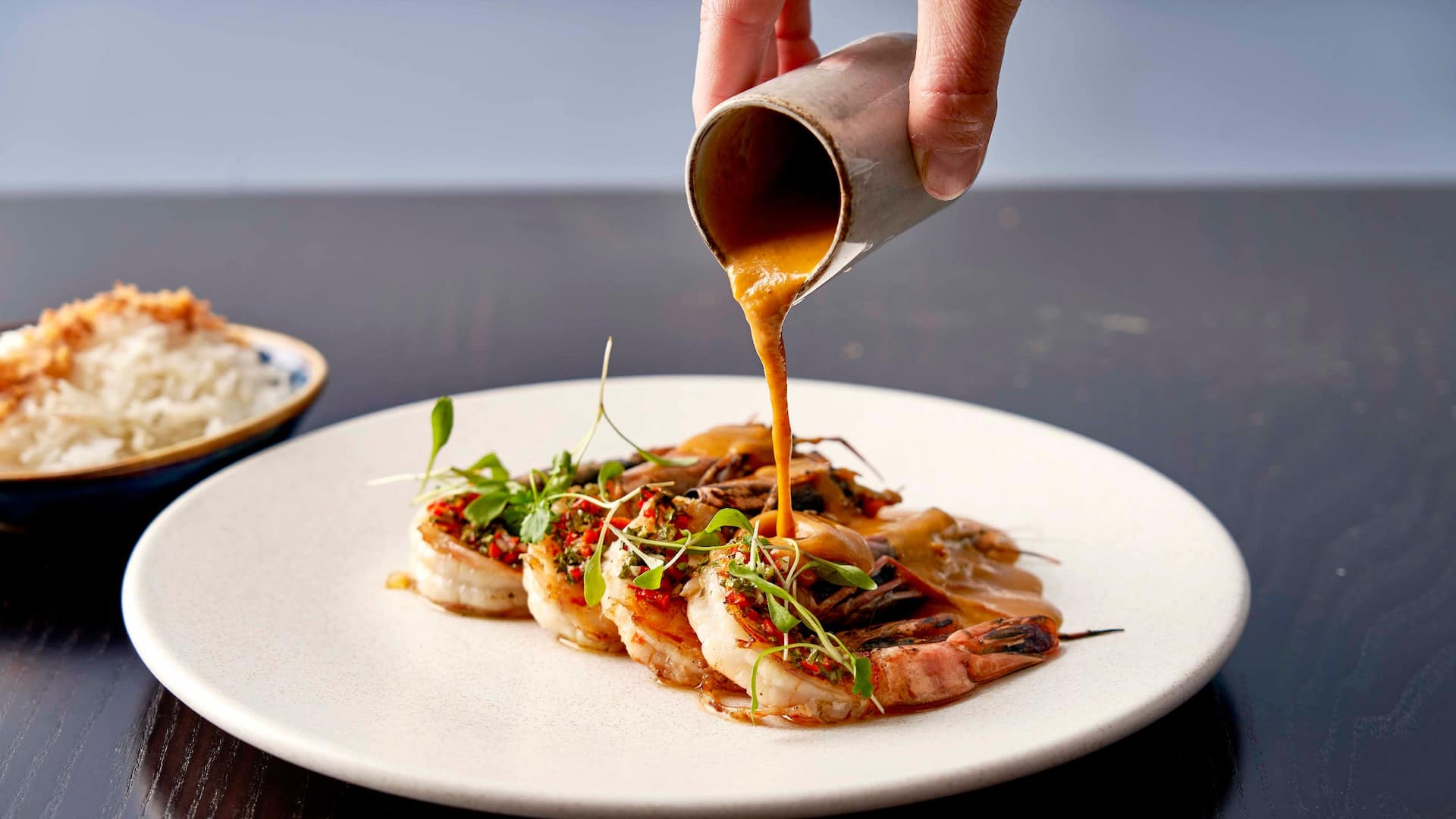 Hyatt Regency London - The Churchill Marinated Grilled King Prawns