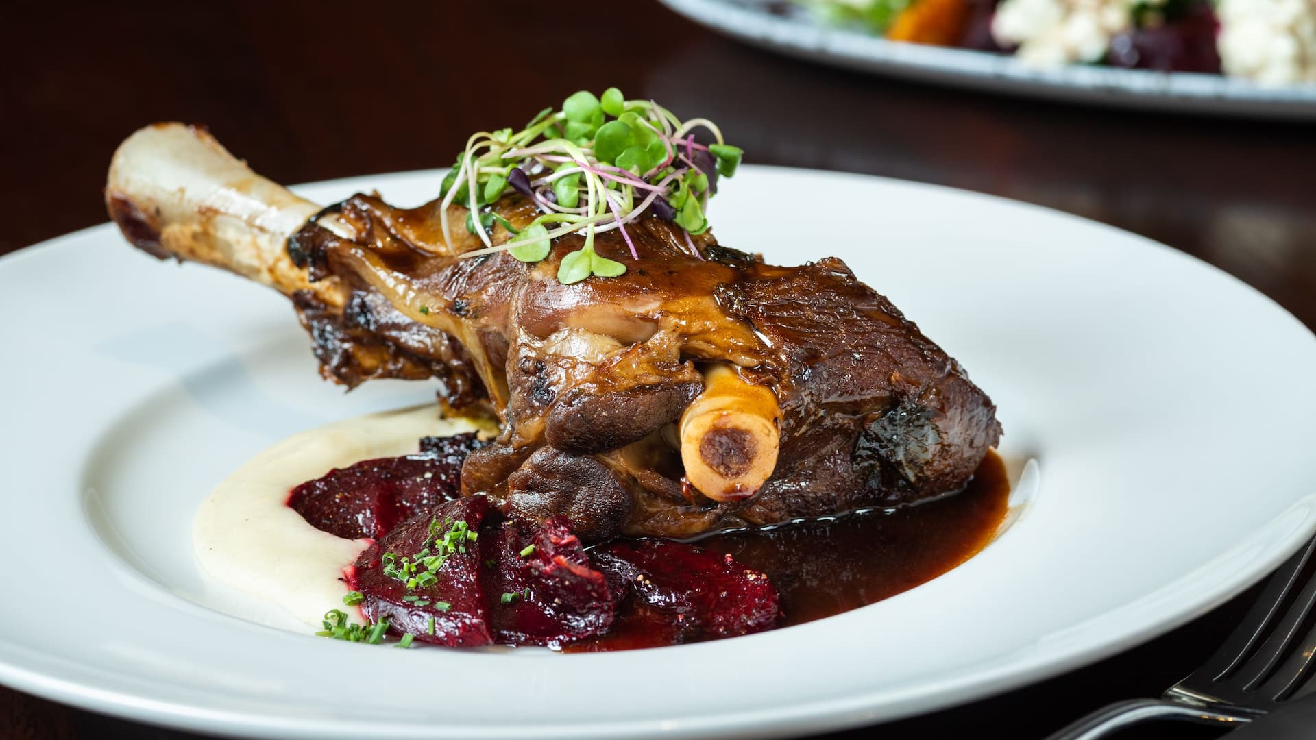 Hyatt Regency Calgary Thomsons Lamb Shank
