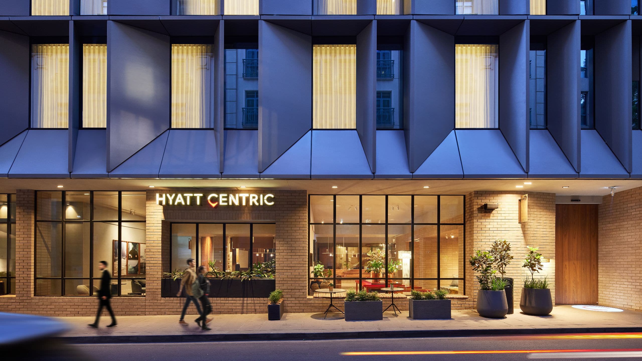 Hyatt Centric Melbourne Exterior Evening