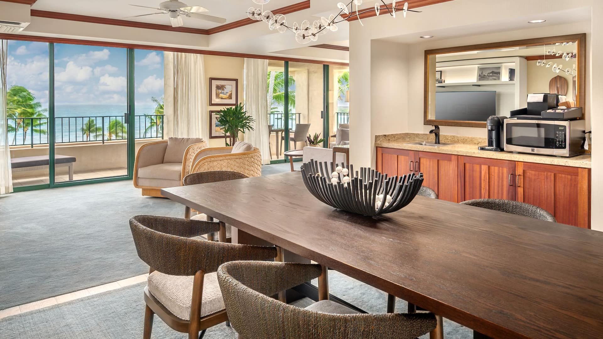 3 of 5 Grand Hyatt Kauai Resort & Spa Grand Suite Dining Living