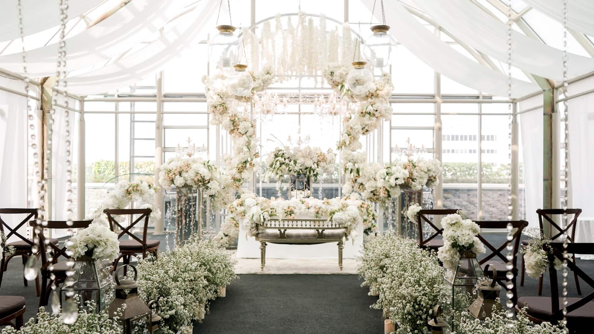 Grand Hyatt Jakarta Wedding Altar Wide