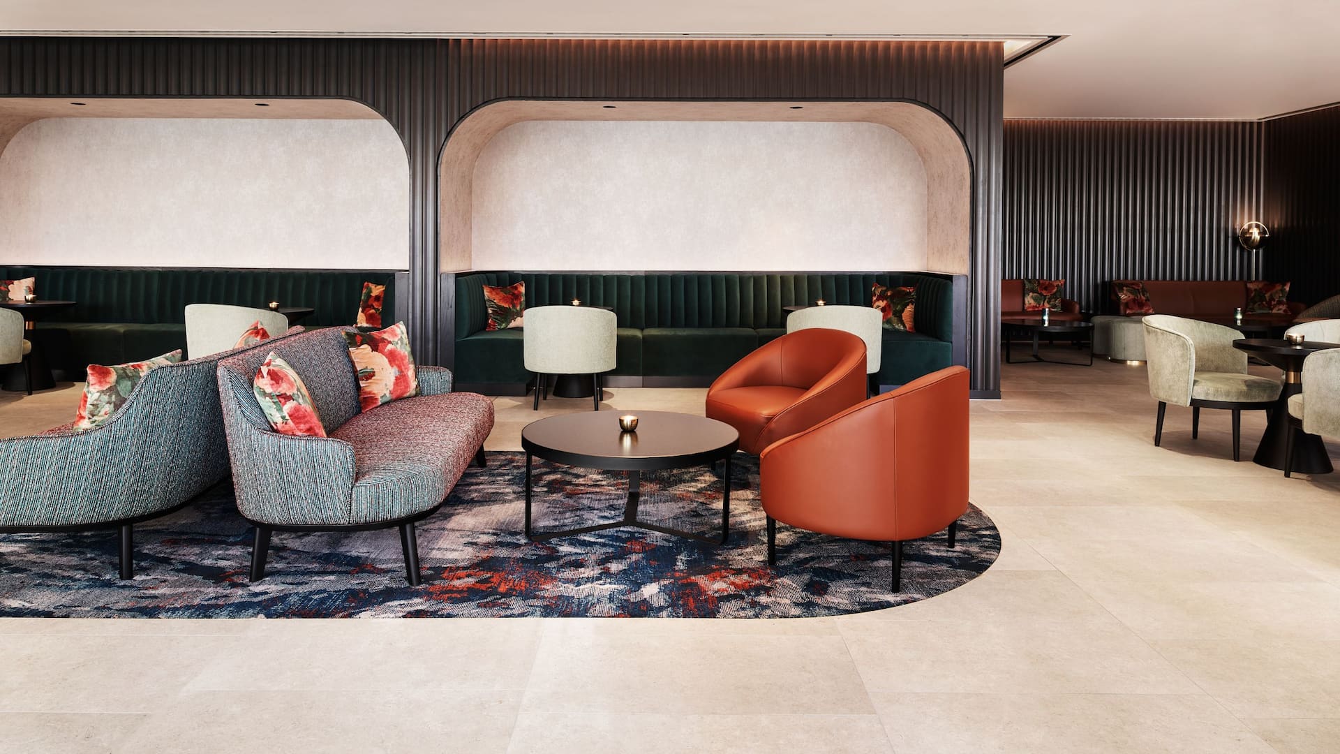 Hyatt House London Stratford Elondi Bar Sofa
