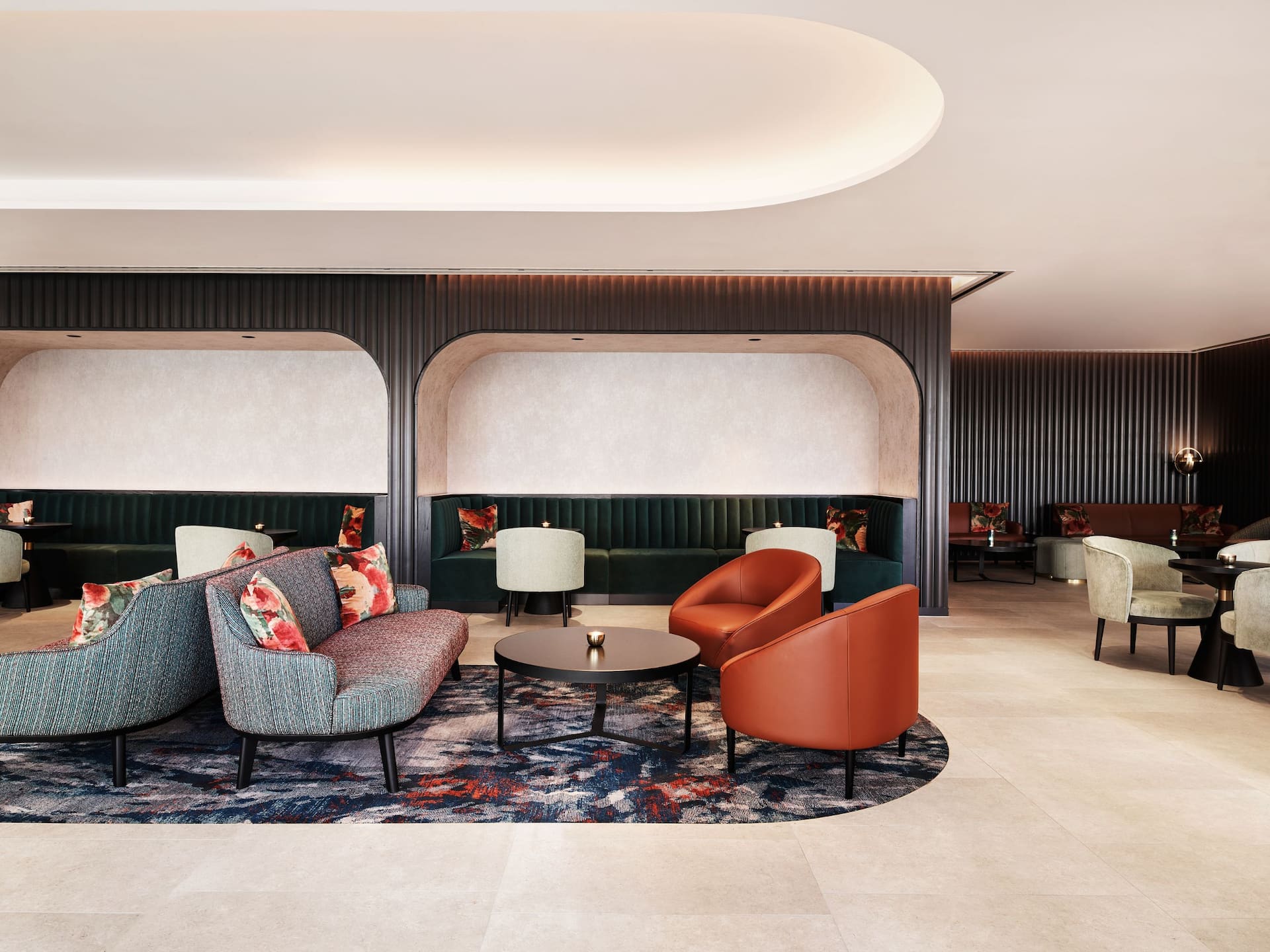 Hyatt House London Stratford Elondi Bar Sofa