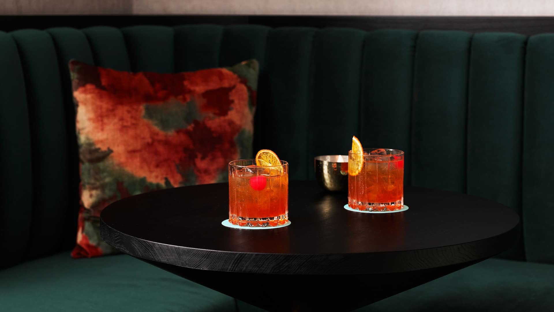 Hyatt House London Stratford Green Booth Cocktails