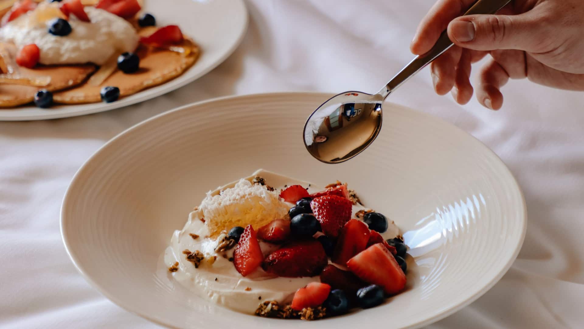 Grand Hyatt Seattle Breakfast In Bed Detail