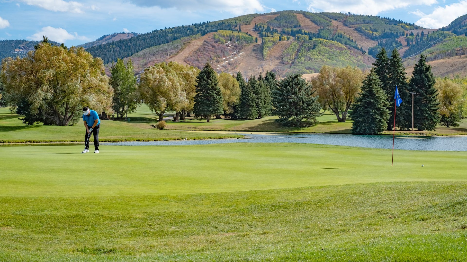 Hyatt Place Park City Golfer Putting