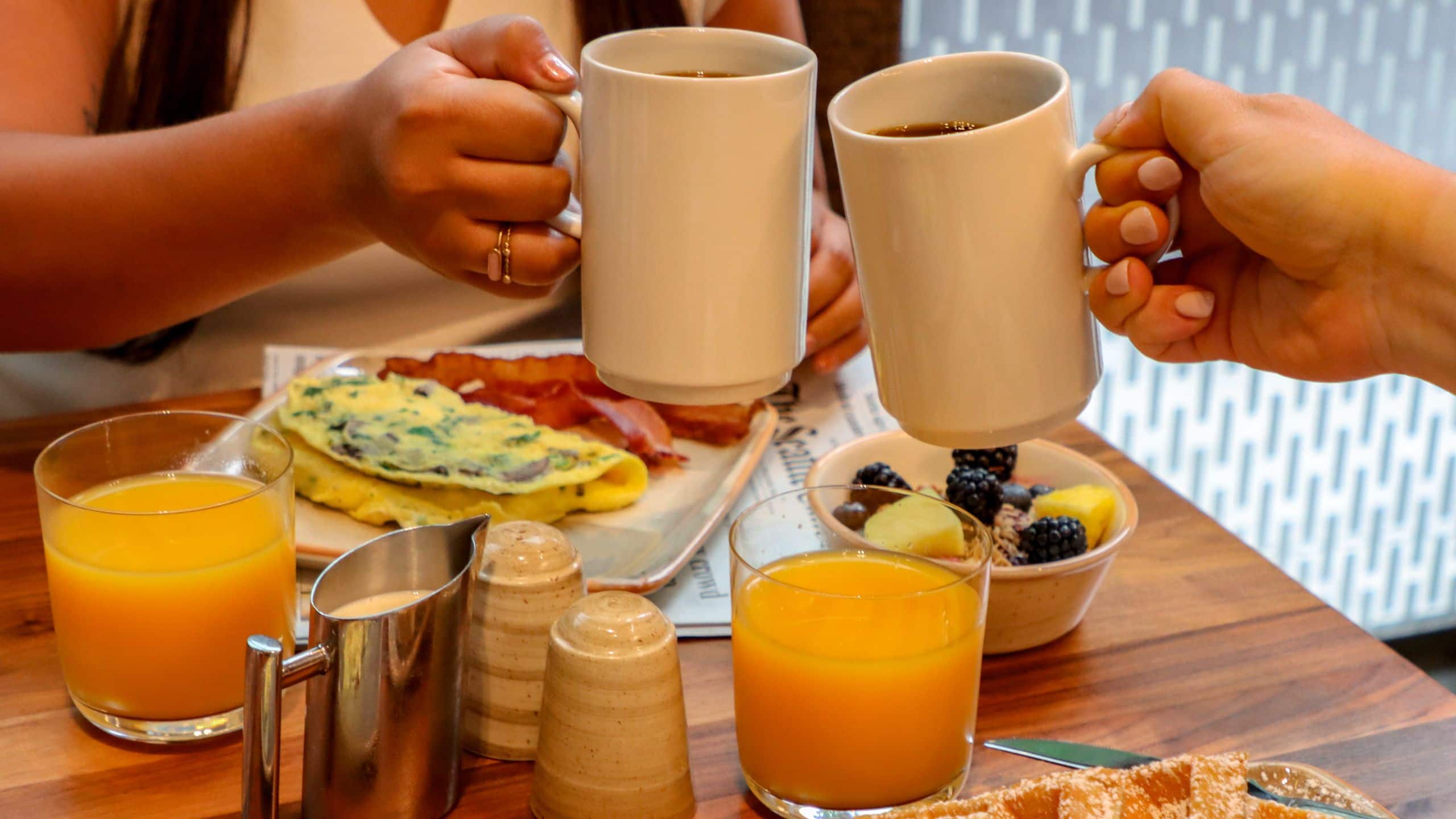 Hyatt Regency Seattle Coffee Waffles