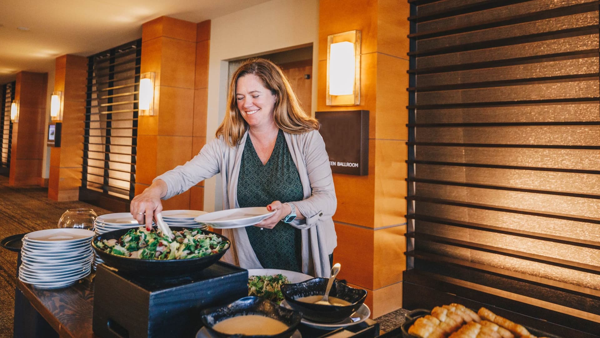 Hyatt Regency Bellevue on Seattle's Eastside Meeting Room Guest Food Buffet