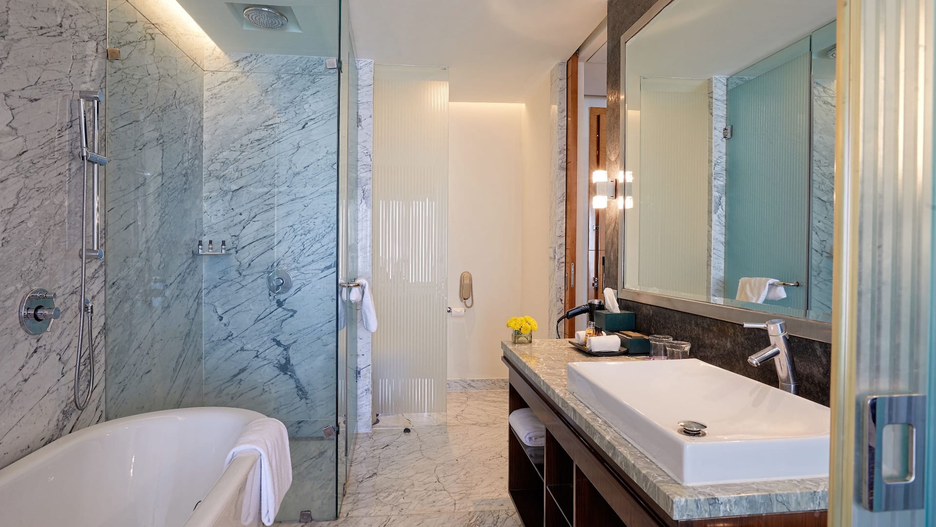 第 2，共 2 Hyatt Regency Pune & Residences Twin King Room Bathroom