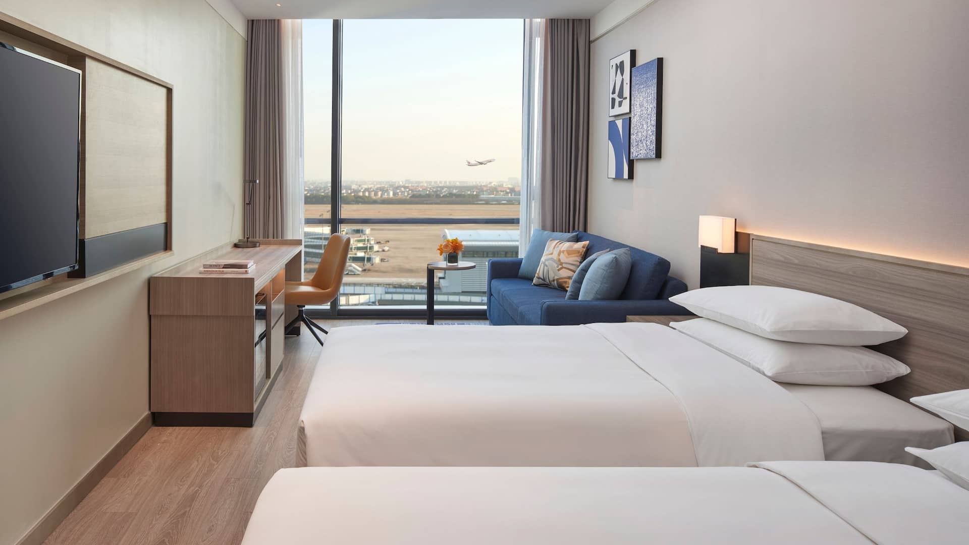 Hyatt Place Hangzhou International Airport Airport View Two Twin Beds