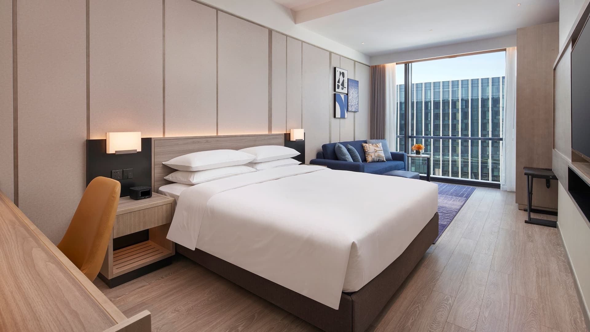 2/2 Hyatt Place Hangzhou International Airport Garden View King Bed Wardrobe