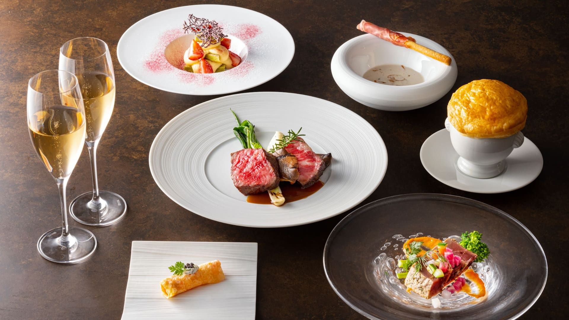 Hyatt Regency Tokyo Bay Garden Dinner Menu Layout