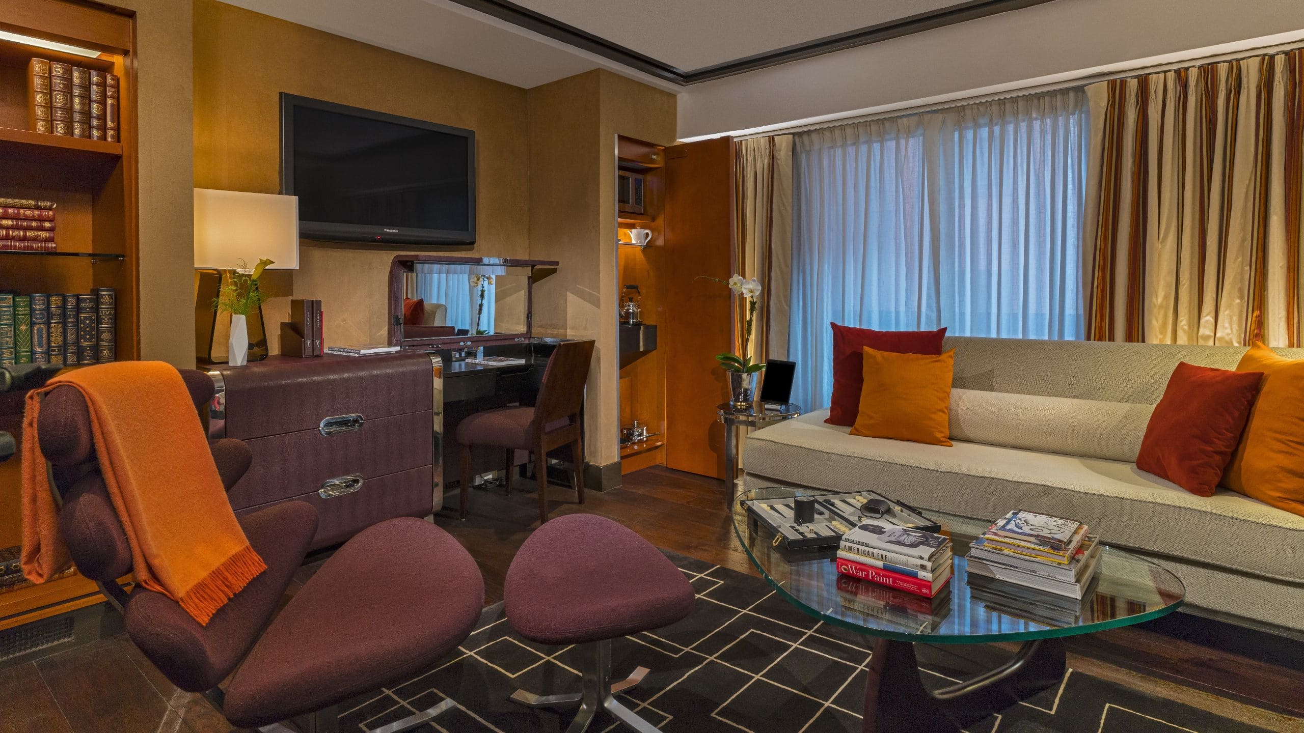 The Chatwal Library Suite Living Room Area