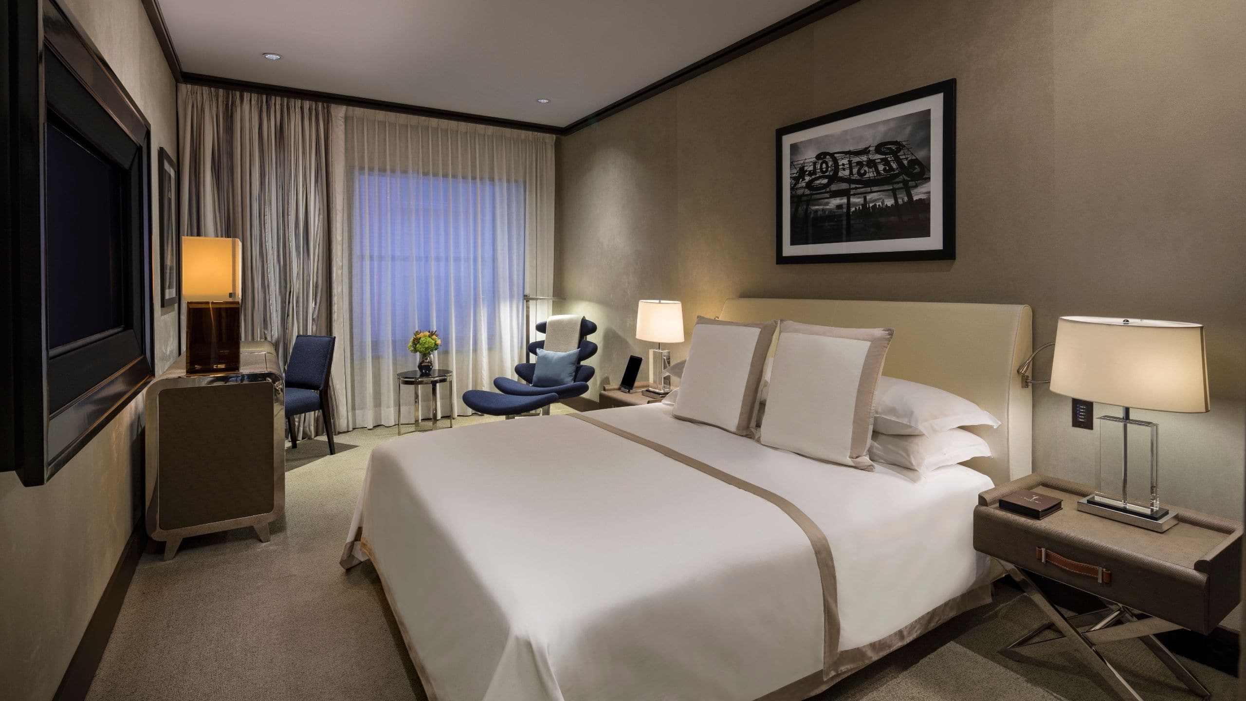 The Chatwal King Deluxe Guest Room