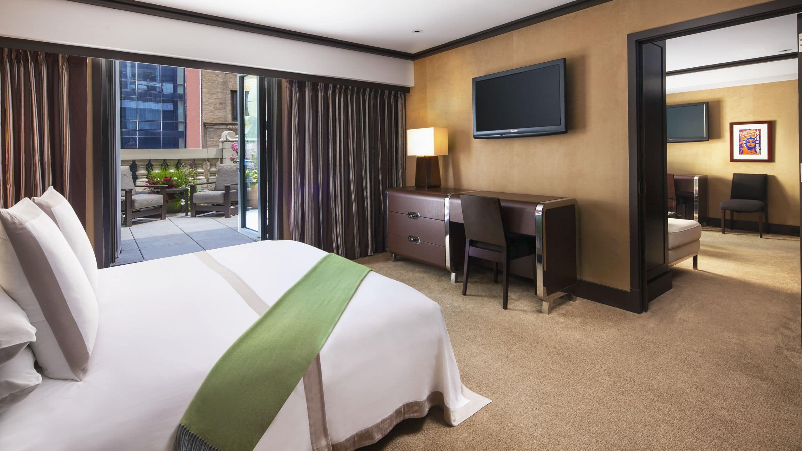 1 of 1 The Chatwal Chatwal Suite Bedroom And Private Terrace