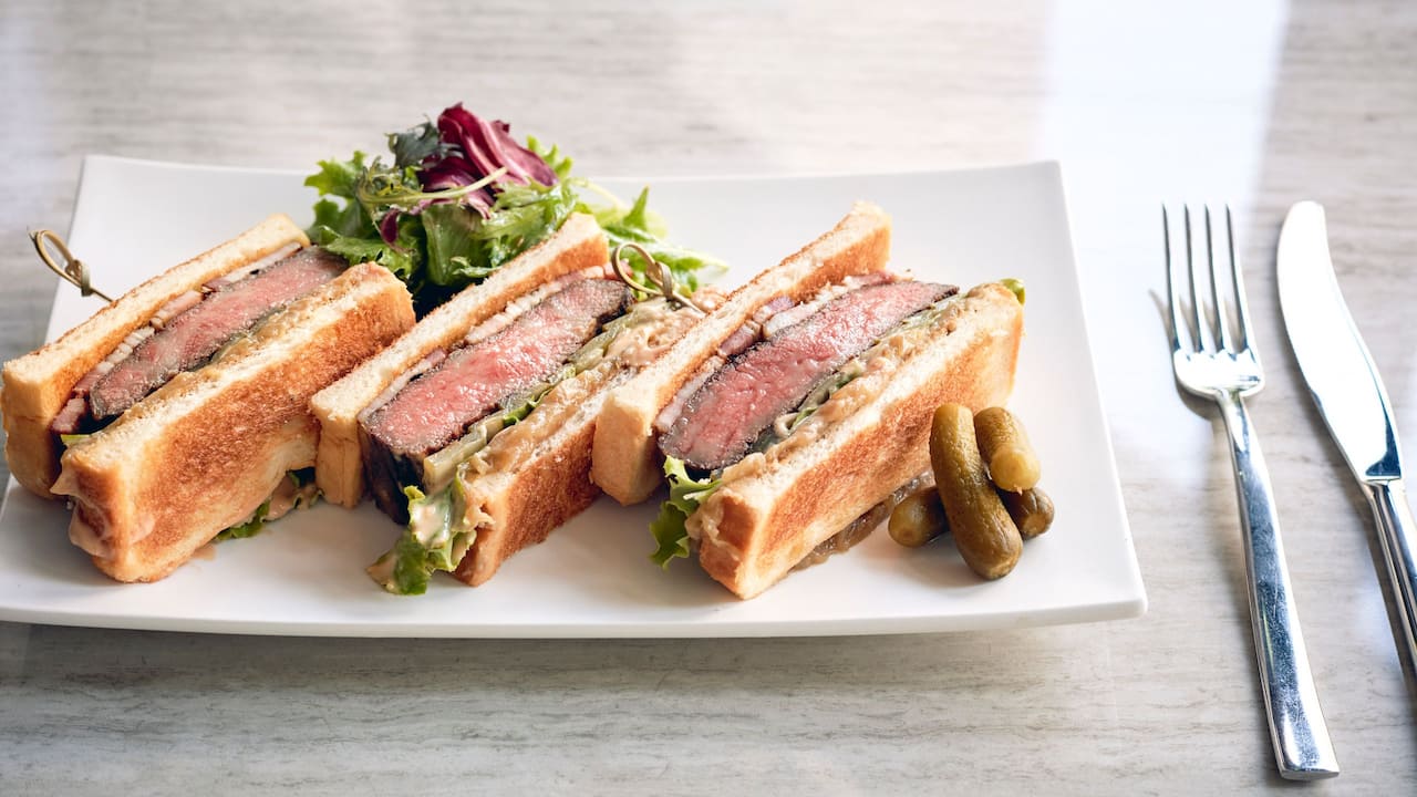 The Union Bar Lounge Sagabeef Steak Sandwich