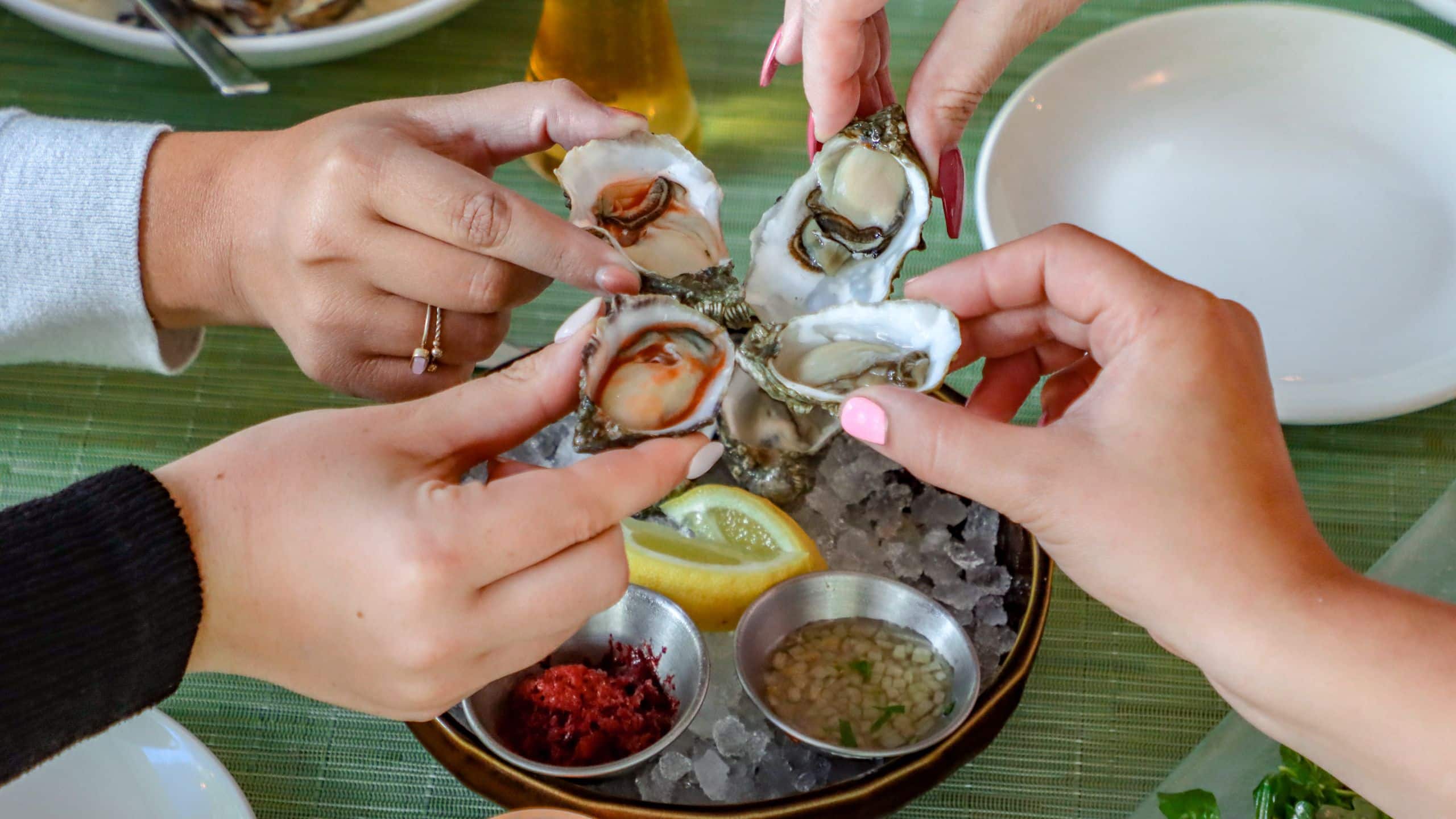 Hyatt at Olive 8 Oyster Toast