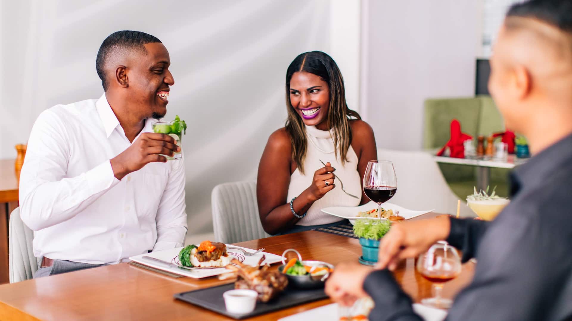 Hyatt Regency Trinidad Social Lounge Couple