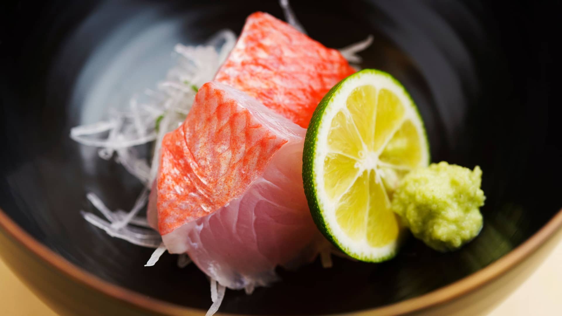 Hyatt Regency Seragaki Island Okinawa Shirakachi Sushi Appetizer