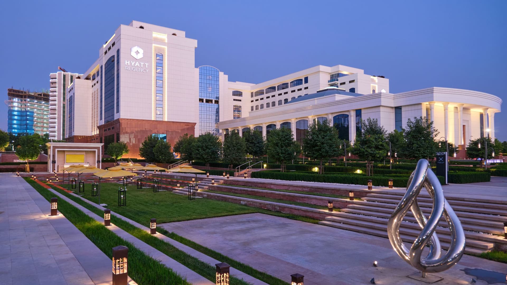Hyatt Regency Tashkent Pavilion Bar Terrace Ballroom View