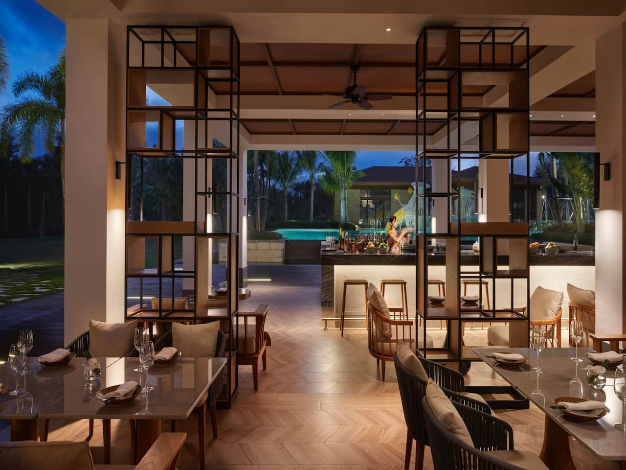 Poolhouse Dining Room