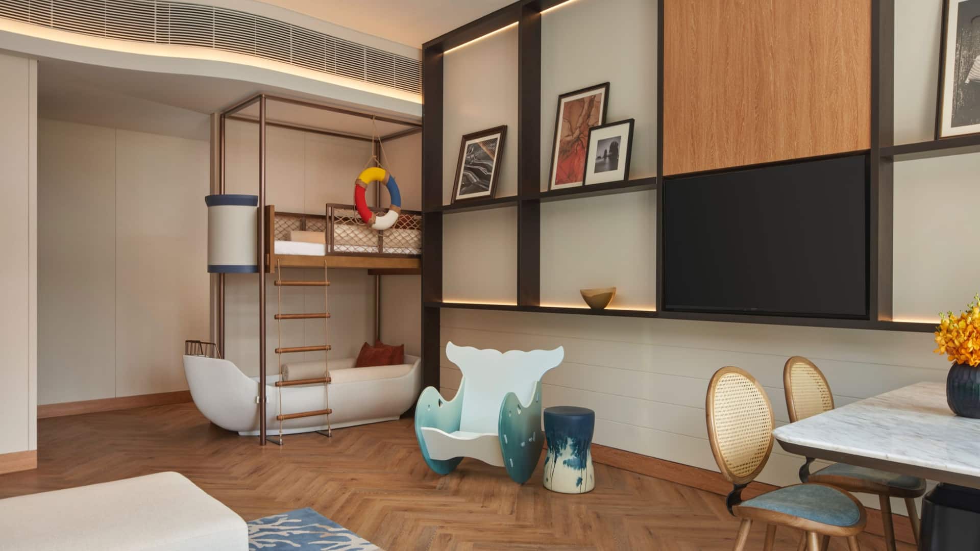 Grand Hyatt Shenzhou Peninsula King Suite Kid Theme Living Room