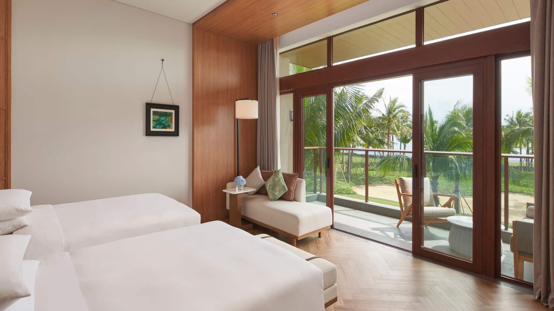 Grand Hyatt Shenzhou Peninsula Double Twin Premium Suite Ocean View Bed