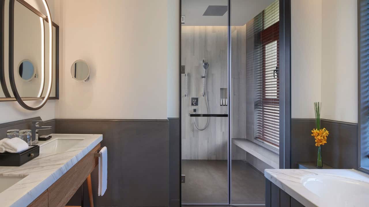 Bathroom with Suite