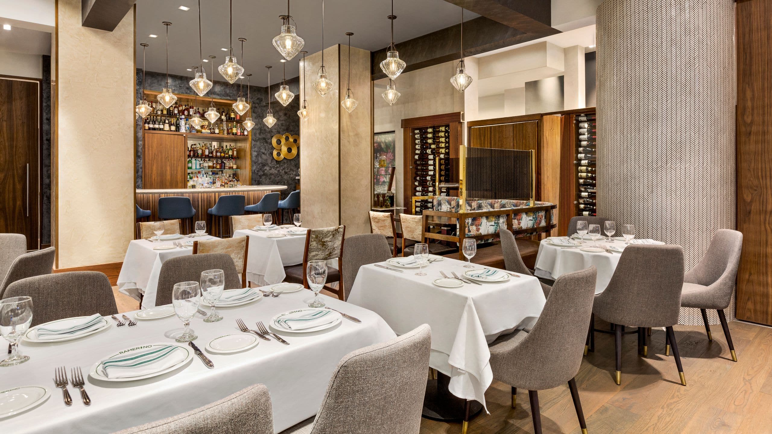 Hyatt Centric Midtown 5th Avenue New York Ramerino Restaurant Tables