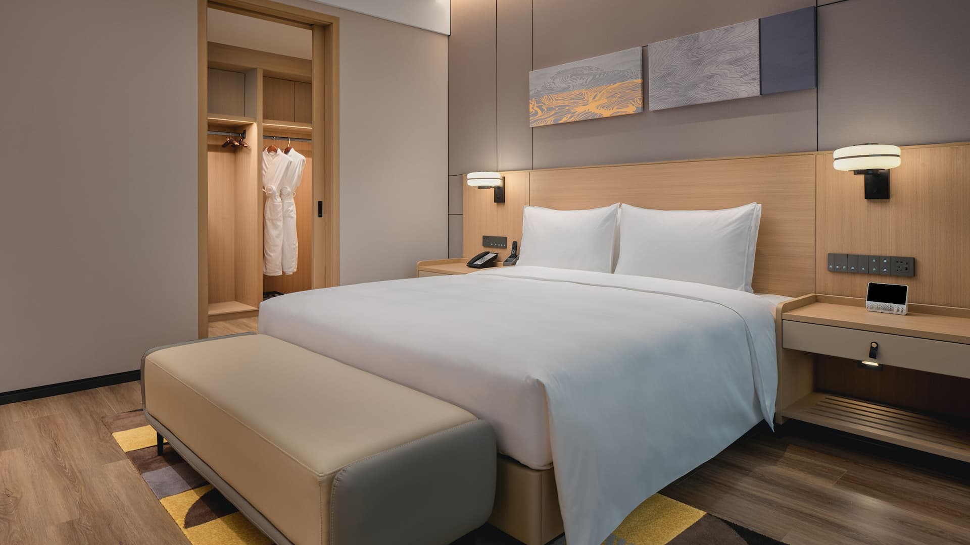 4 of 5 Hyatt Place Chengdu Bio-Town One Bedroom Apt Bedroom